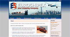Desktop Screenshot of euroshipex.com