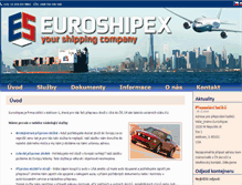 Tablet Screenshot of euroshipex.com